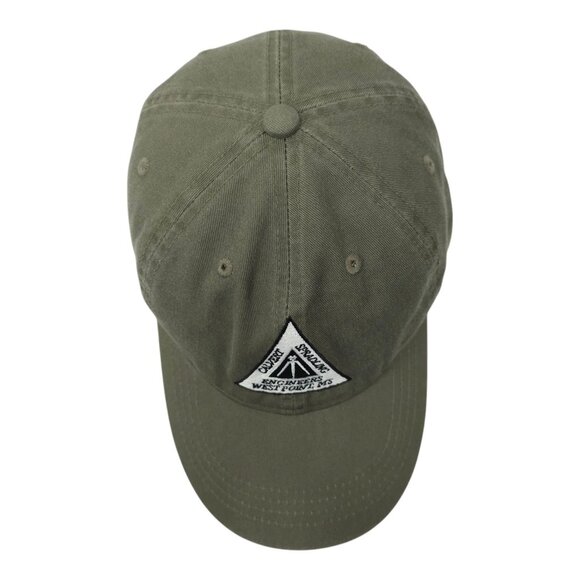 Calvert Spradling Engineers Tuck Strap Cap Trucker Embroidered Logo Baseball Hat - Picture 6 of 13